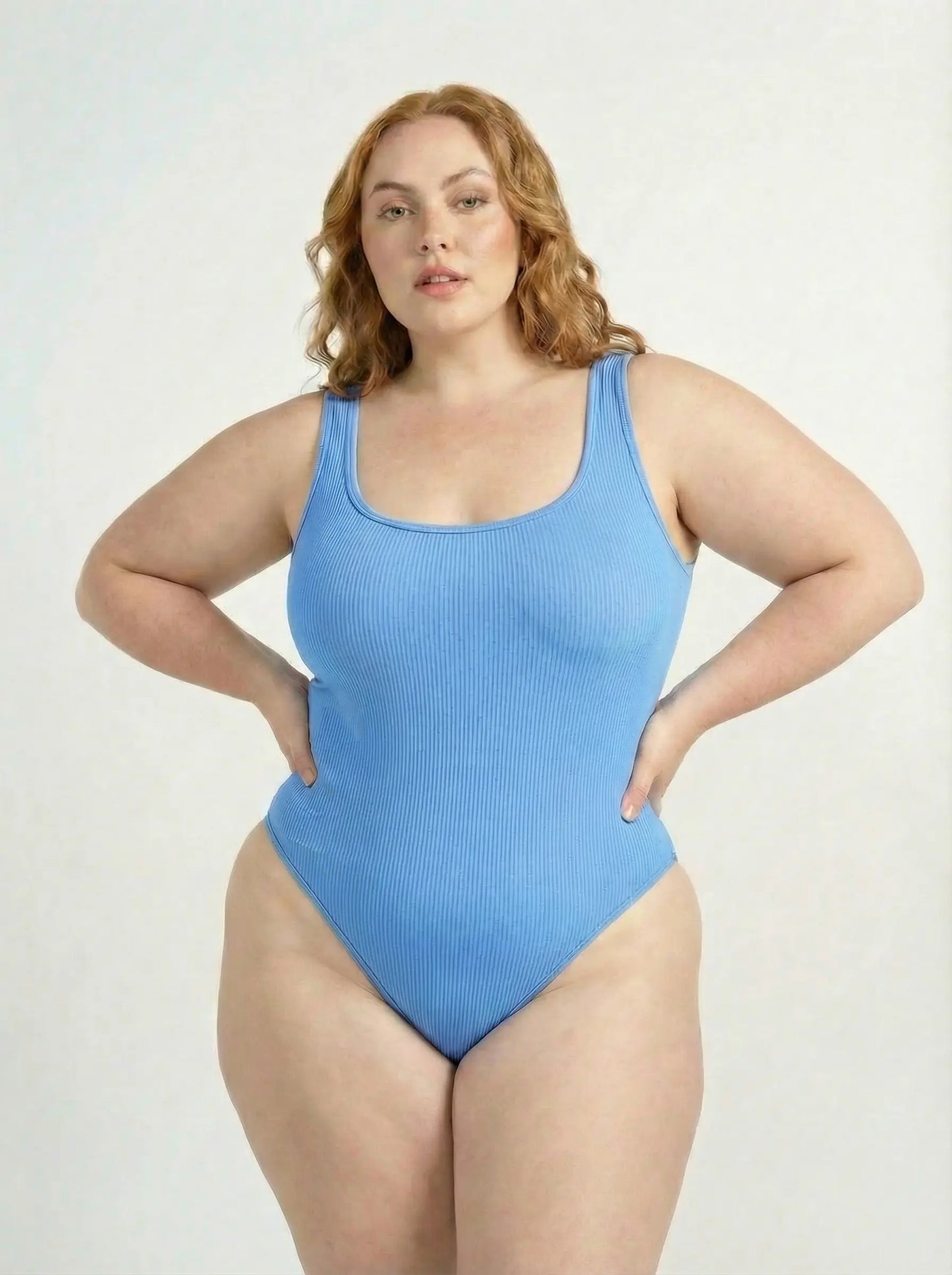 Ribbed Snatched Shapewear Bodysuit