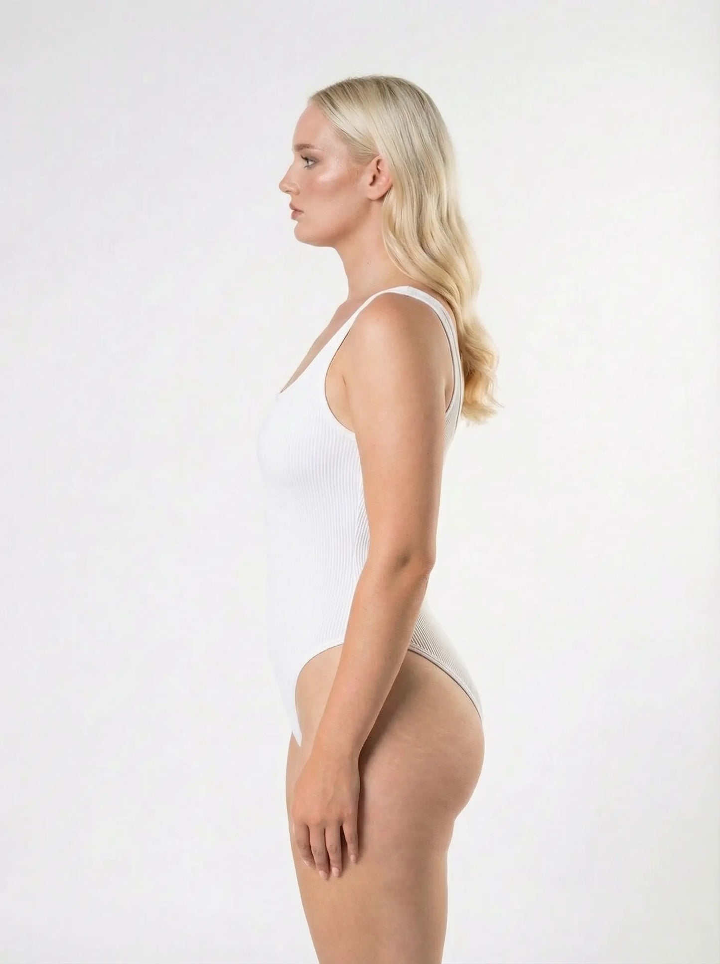 Ribbed Snatched Shapewear Bodysuit