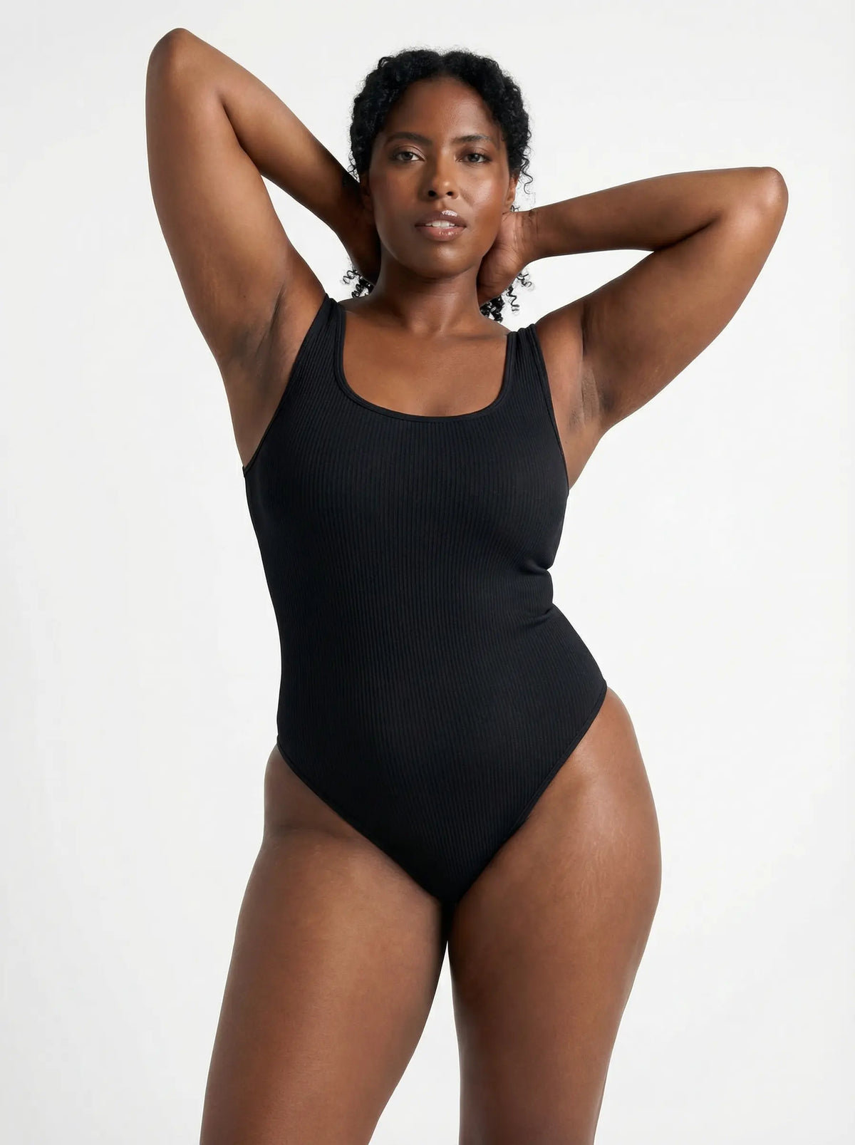 Ribbed Snatched Shapewear Bodysuit