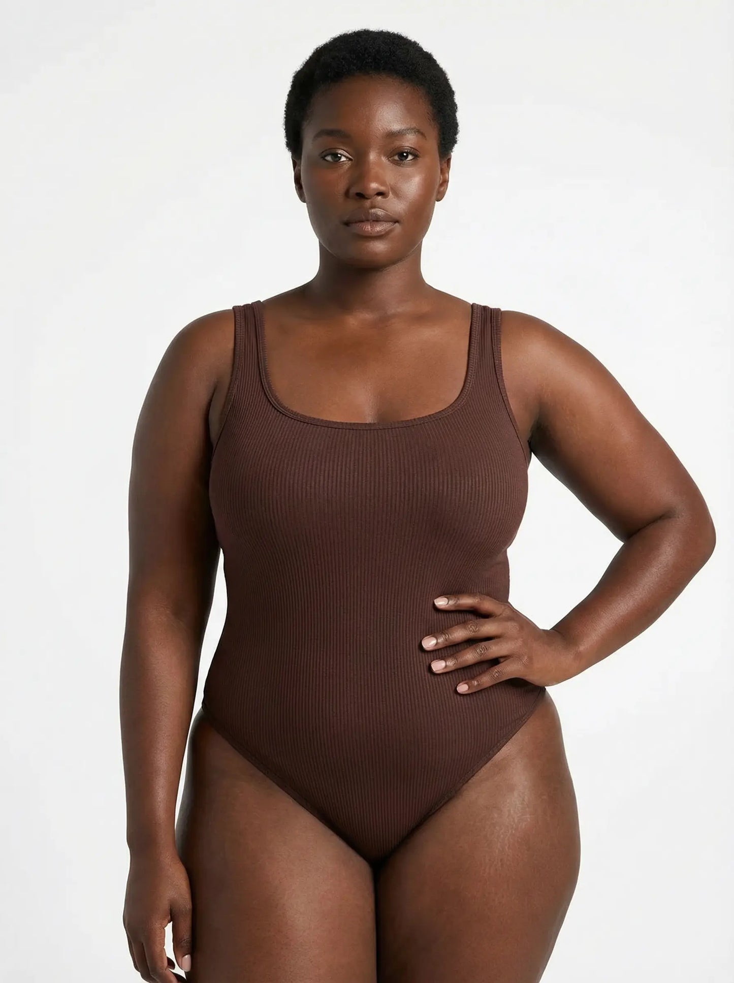 Ribbed Snatched Shapewear Bodysuit