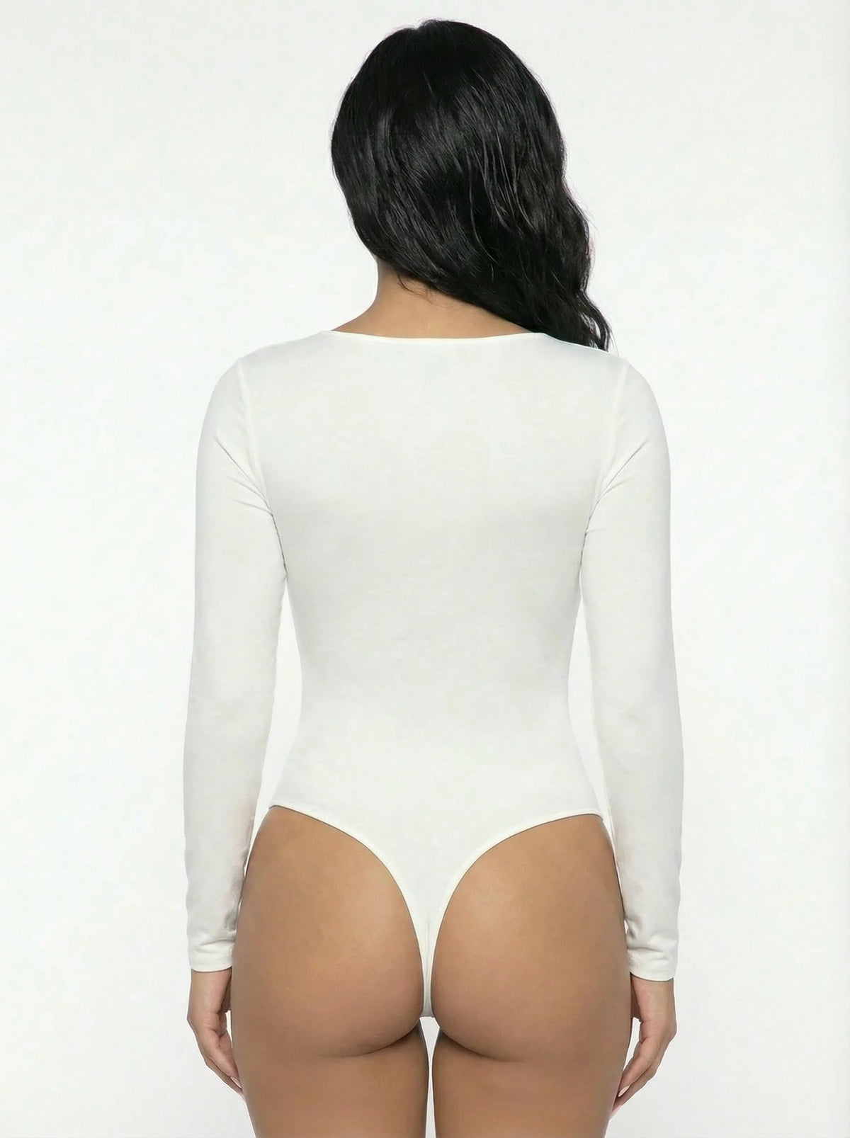 Long Sleeve Thong Bodysuit