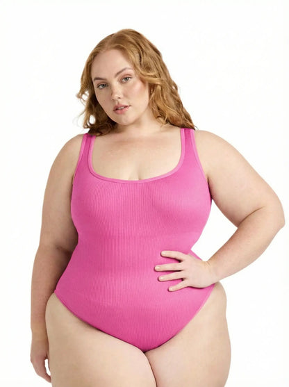 Ribbed Snatched Shapewear Bodysuit