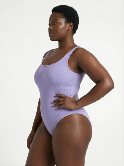 Ribbed Snatched Shapewear Bodysuit