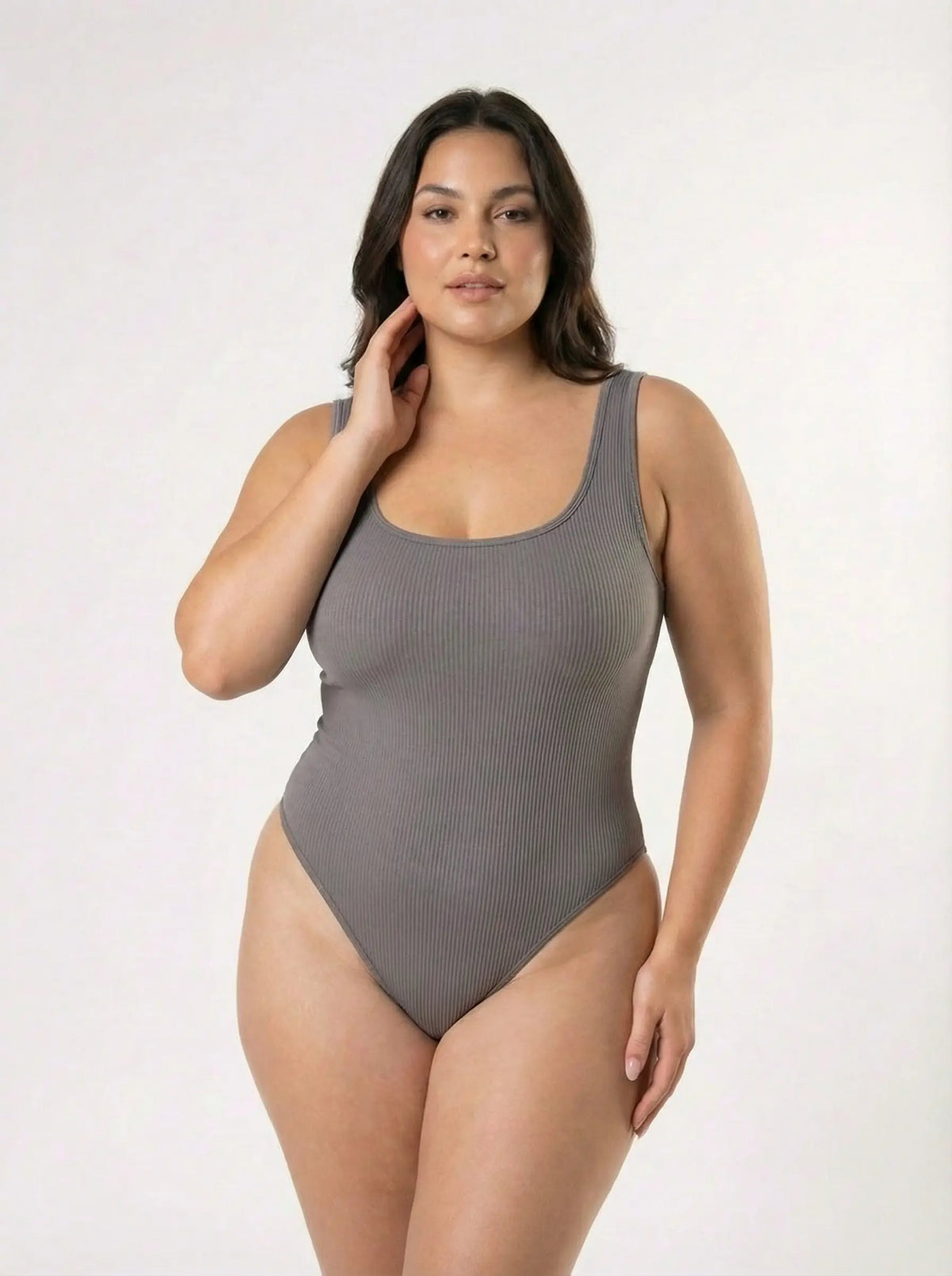 Ribbed Snatched Shapewear Bodysuit
